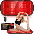 35.4'' x 17'' Large Red Light Therapy Mat for Body, 500 LEDs 660nm& 850nm Near Infrared Light Therapy Pad Wrap Belt Blanket