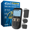4 in 1 - D.I.Y & Tens Unit & EMS & Massage Muscle Stimulator